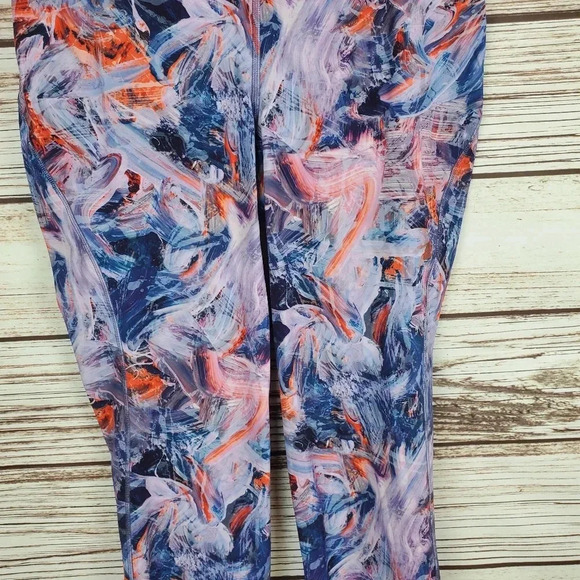 Lululemon Womens Size 10 Base Pace High Rise Crop Leggings Atmospheric Multi - Picture 4 of 12
